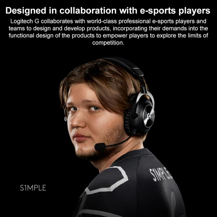 Logitech G PRO X2 Bluetooth 2.4G Dual-Mode Kabelloser Gaming-Kopfhörer (Schwarz)