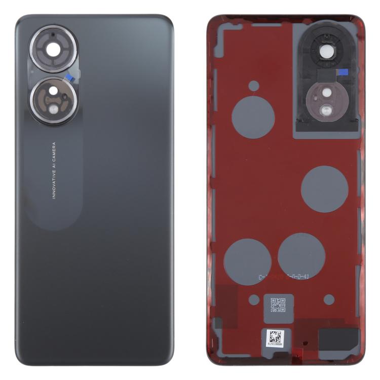 Für OPPO A58 4G CPH2529 Original-Rückabdeckung mit Kameraobjektivabdeckung (Schwarz)